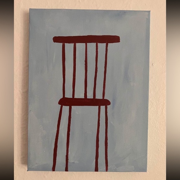 Unique set of chair paintings - Picture 2 of 8